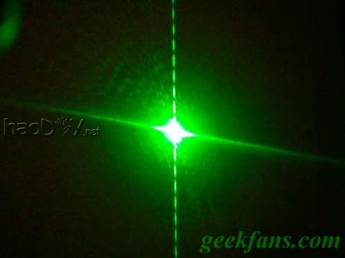 自制DIY激光微米尺,测头发直径