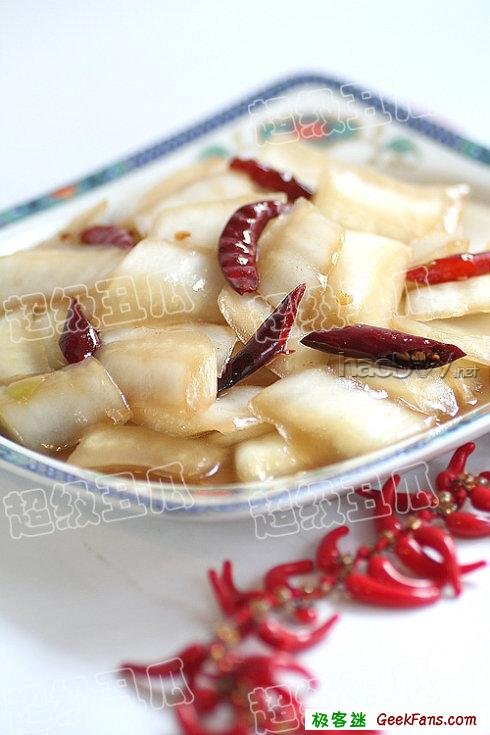 自制醋溜白菜的做法