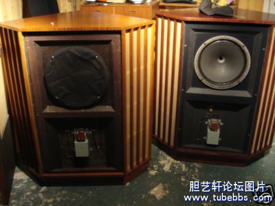 diy复刻天朗TANNOY一代同轴名箱GRF CORNER(飞乐银色月光15寸全频