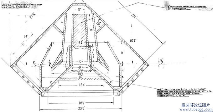 diy复刻天朗TANNOY一代同轴名箱GRF CORNER(飞乐银色月光15寸全频