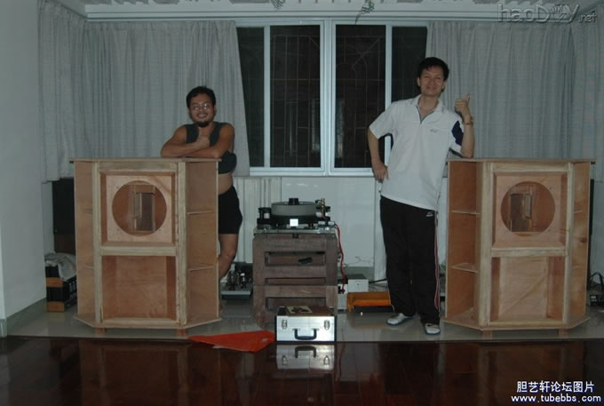 diy复刻天朗TANNOY一代同轴名箱GRF CORNER(飞乐银色月光15寸全频