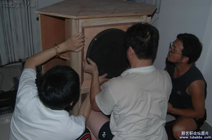 diy复刻天朗TANNOY一代同轴名箱GRF CORNER(飞乐银色月光15寸全频