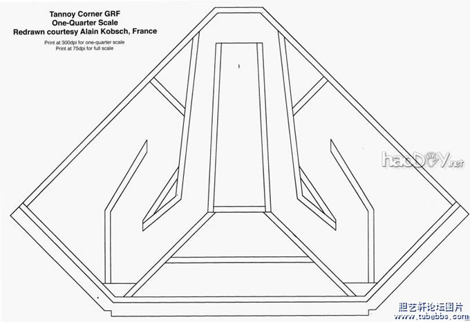 diy复刻天朗TANNOY一代同轴名箱GRF CORNER(飞乐银色月光15寸全频