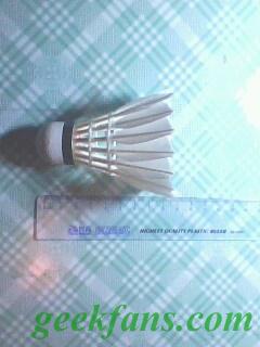 自制抗风羽毛球