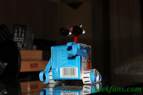 diy牛奶盒变身well