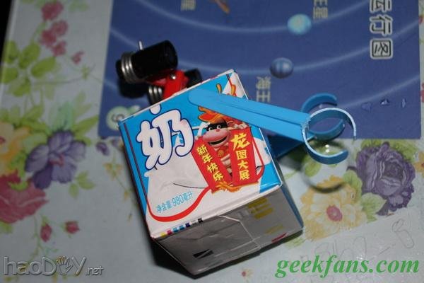 diy牛奶盒变身well