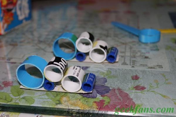 diy牛奶盒变身well