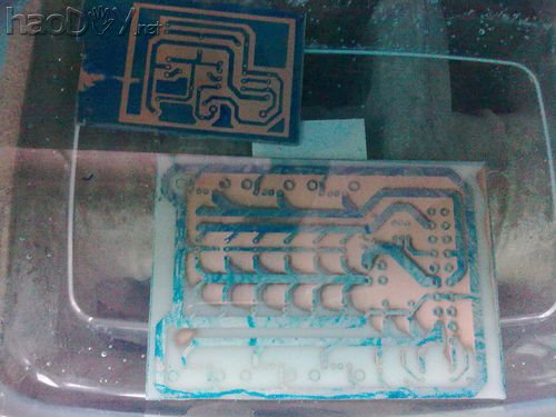 制作感光法自制印刷电路板