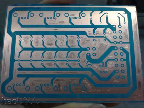 制作感光法自制印刷电路板