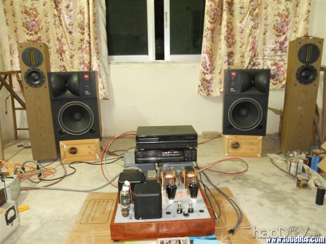 最近调试的300B牛推845电子管胆机