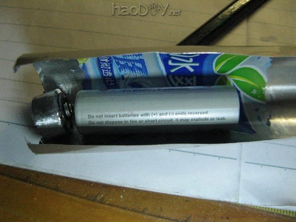 diy自制迷你LED变焦手电