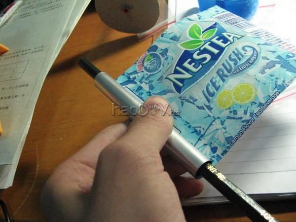 diy自制迷你LED变焦手电