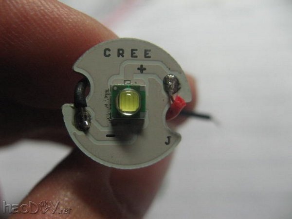 diy自制迷你LED变焦手电
