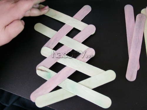 自制神奇的冰棒棍连环爆