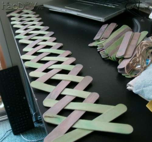 自制神奇的冰棒棍连环爆