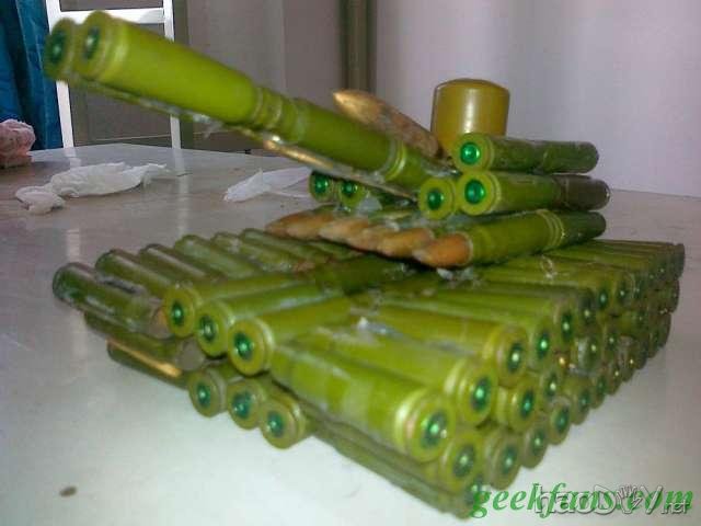 制作子弹壳变坦克