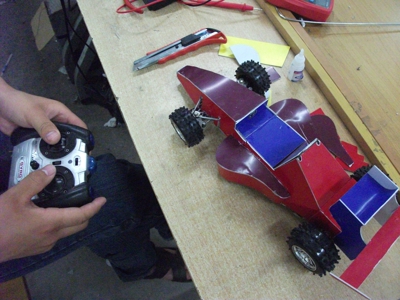 diy自己手工打造赛车
