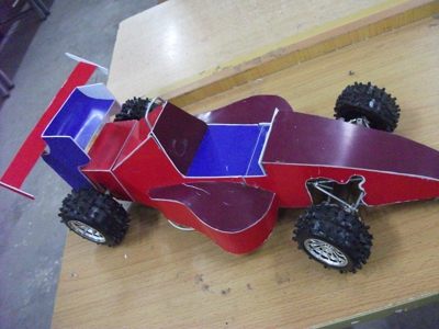 diy自己手工打造赛车