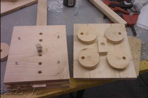 自制DIY木制密码锁