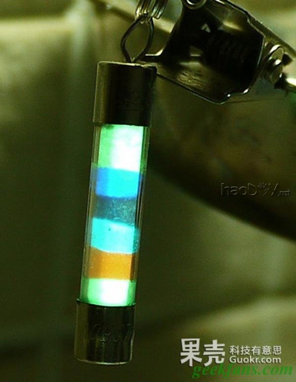 diy自制夜光钥匙扣