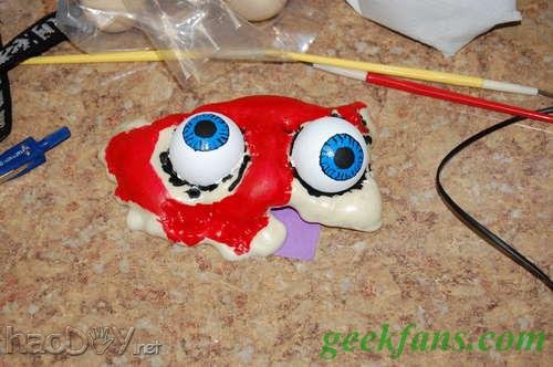 自制万圣节制作:眼球拌脑浆