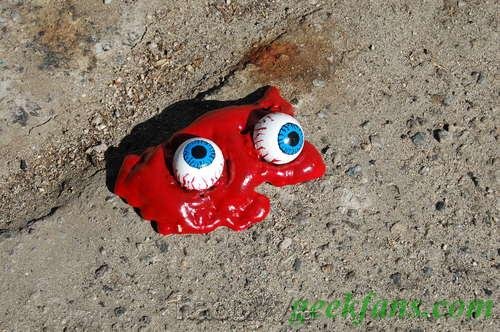 自制万圣节制作:眼球拌脑浆