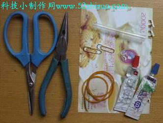 制作橡筋动力直升机