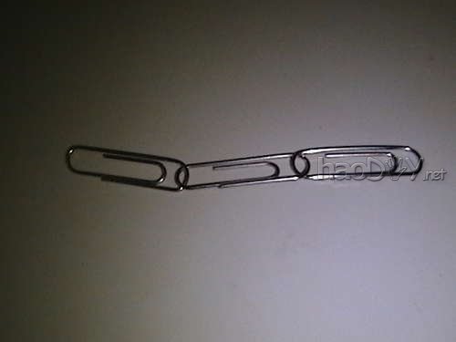 diy回形针双节棍