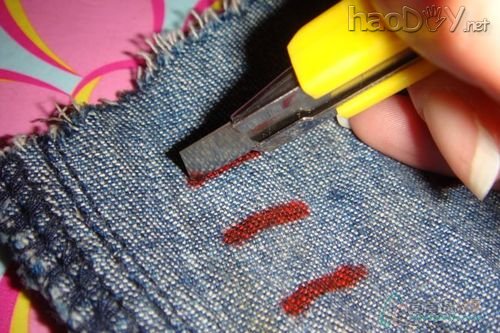 自制破洞牛仔裤自己搞定