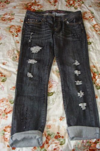 自制破洞牛仔裤自己搞定