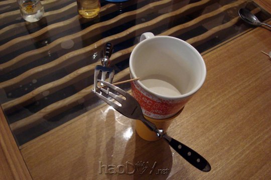 diy力的实验:刀尖上的平衡