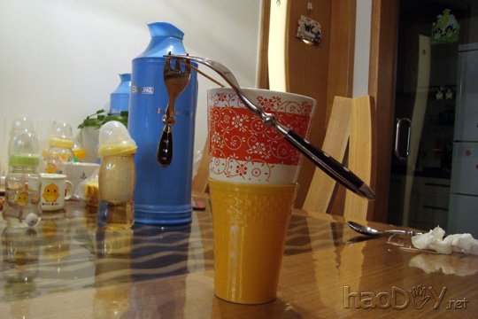 diy力的实验:刀尖上的平衡