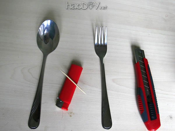 diy力的实验:刀尖上的平衡