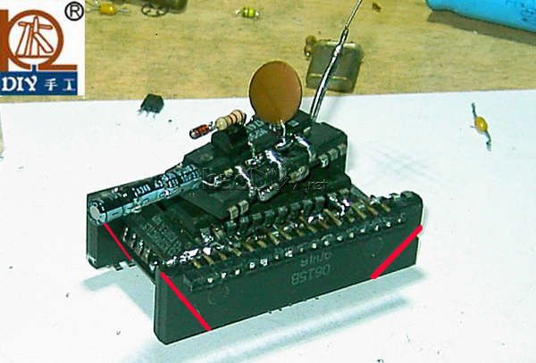 制作电子元件DIY坦克