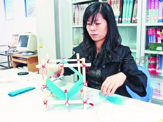 diy用筷子制作漂亮的宫灯