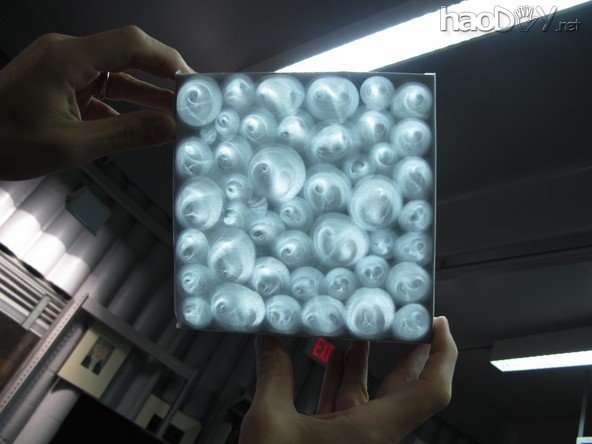 自制奇妙光魔盒:炫彩水立方!