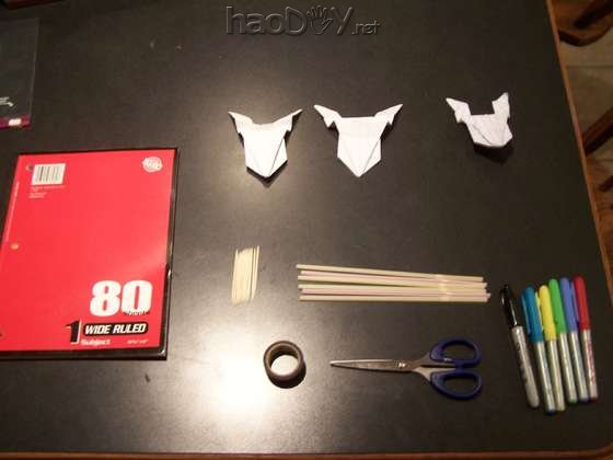 自制回形针弓箭的制作