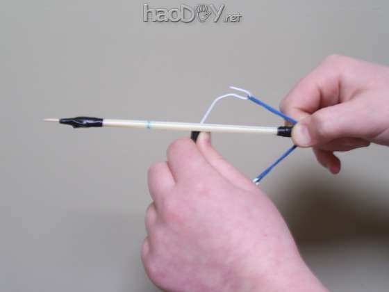 自制回形针弓箭的制作