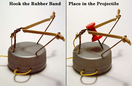 自制制作小玩具:图钉发射器