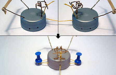 自制制作小玩具:图钉发射器