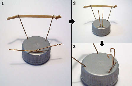 自制制作小玩具:图钉发射器