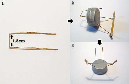 自制制作小玩具:图钉发射器