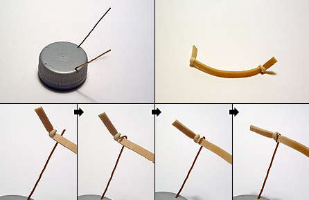 自制制作小玩具:图钉发射器