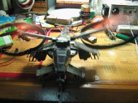 diy阿凡达武装直升机:13岁初中生的DIY