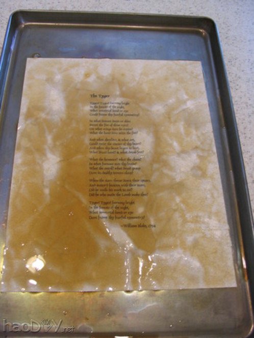 制作教你怎样将纸张做旧:再现『上古卷轴』