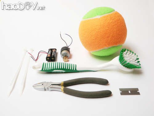 diy恶作剧DIY:自己会动的网球