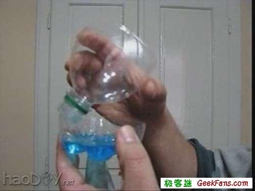 自制用矿泉水瓶吹泡泡