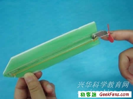 diy手工制作船:皮筋动力螺旋桨小船