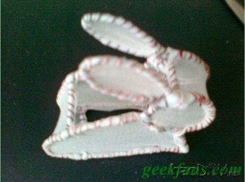 自制中秋灯笼制作:兔子花灯