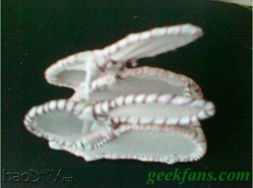 自制中秋灯笼制作:兔子花灯